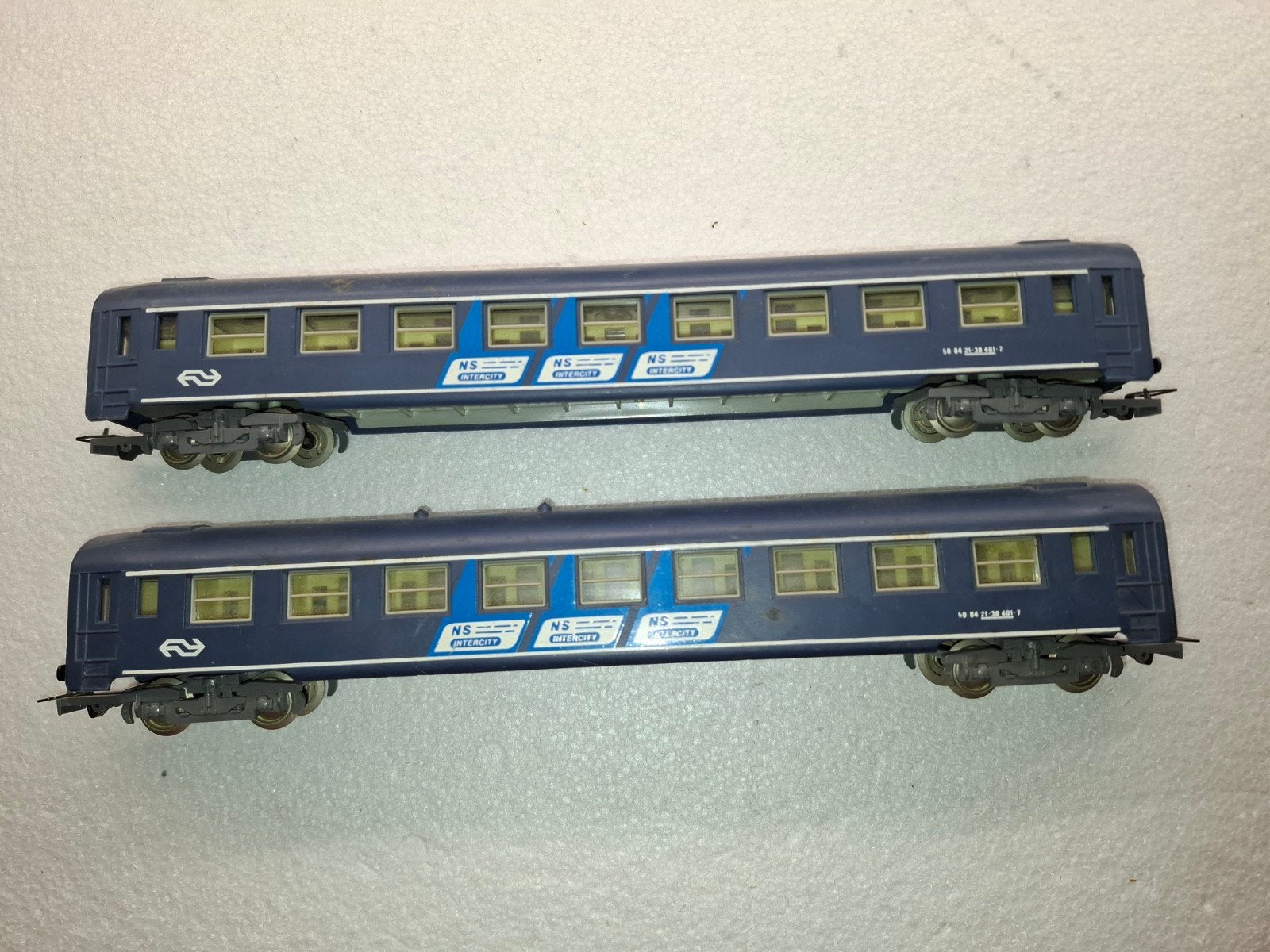 2 st lima ns wagons in ho, Gebruikt, Gelijkstroom, Wagon, Ophalen of Verzenden