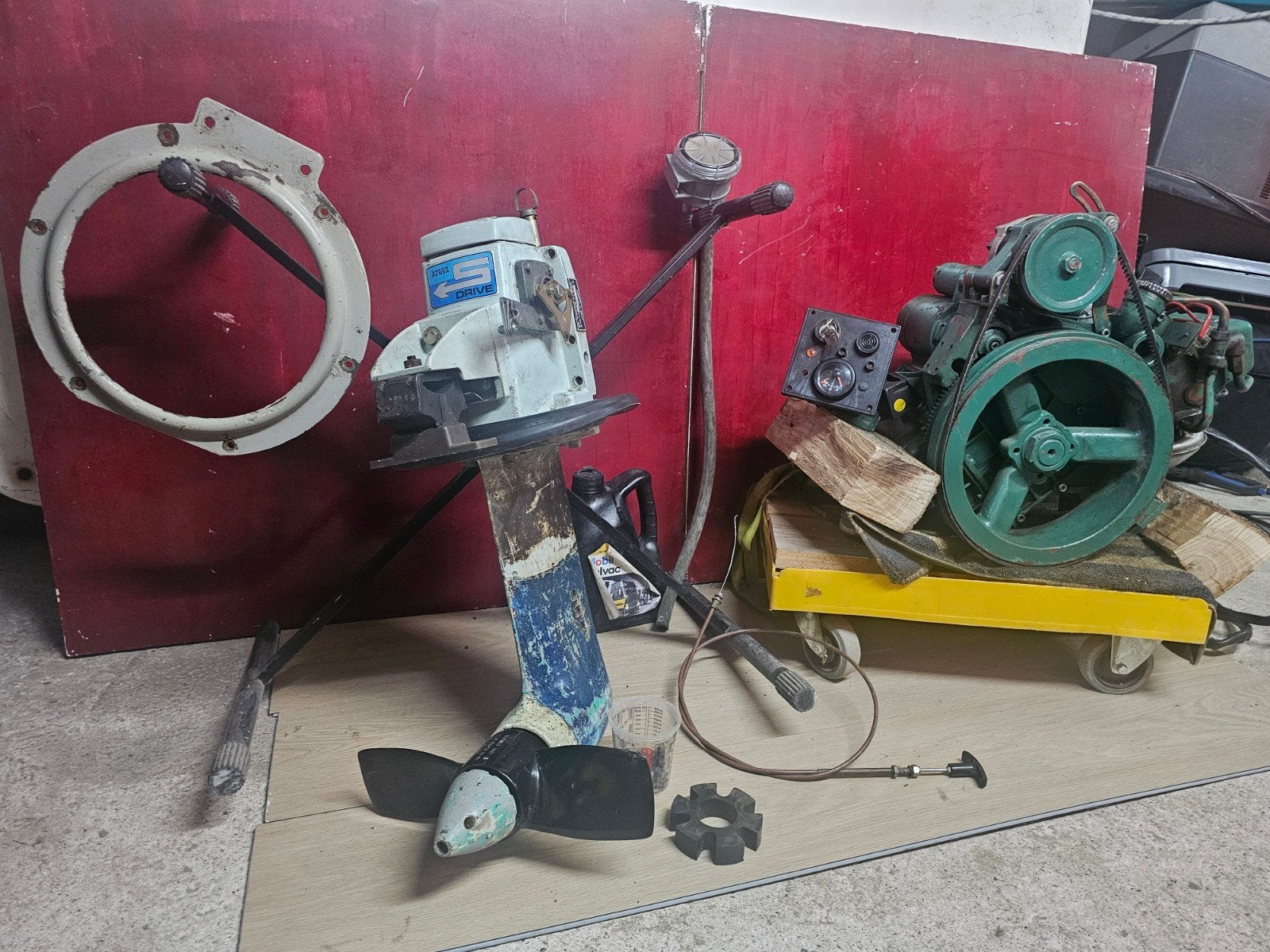 Betrouwbare Volvo Penta md5 loopt mooi!, Ophalen, Motor en Techniek, Motorboot