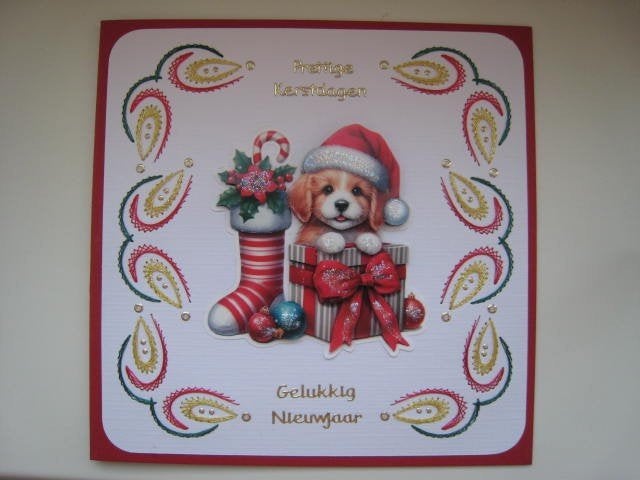 Diverse Zelfgemaakte Kerstkaarten 2, Ophalen of Verzenden, Nieuw, Kerst
