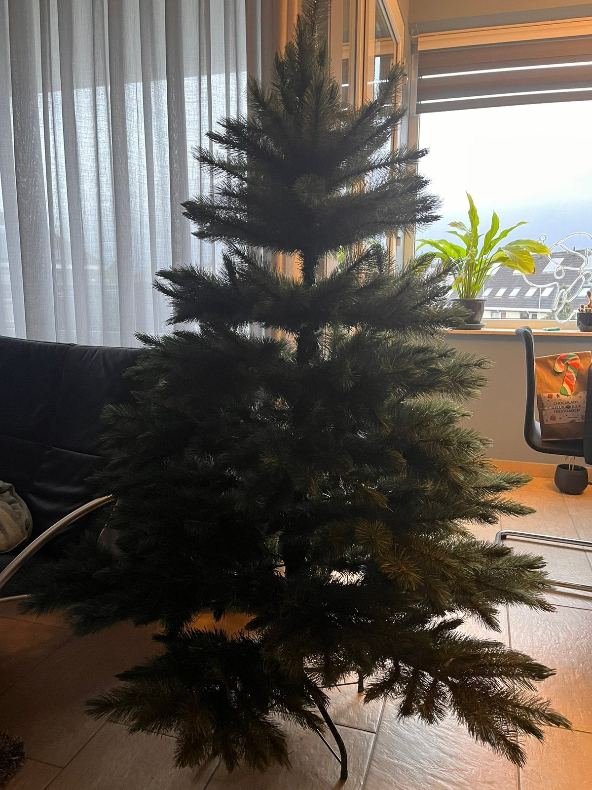 Kerstboom Romagne 155cm, Ophalen, Zo goed als nieuw