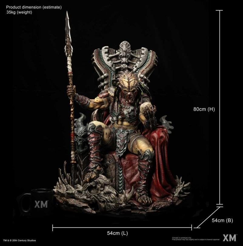 XM Studios Predator King On Throne, Verzamelen, Verzenden, Nieuw, Fantasy