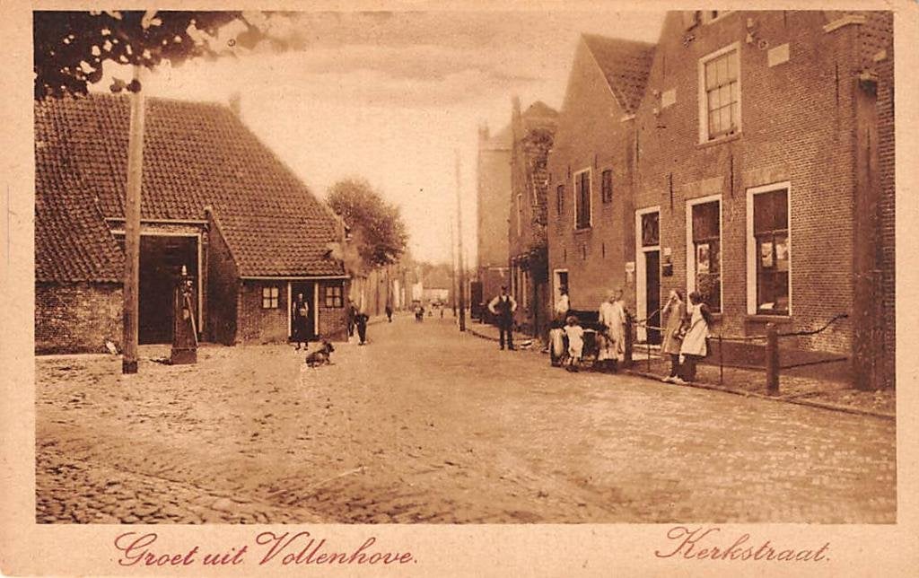 Vollenhove Kerkbuurt Nauta A 1697 Steenwijkerland, Verzamelen, Ophalen of Verzenden, Voor 1920, Ongelopen, Zuid-Holland