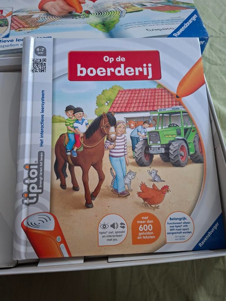 Tiptoi boek 'Op de boerderij' (zonder pen), Boeken, Ophalen
