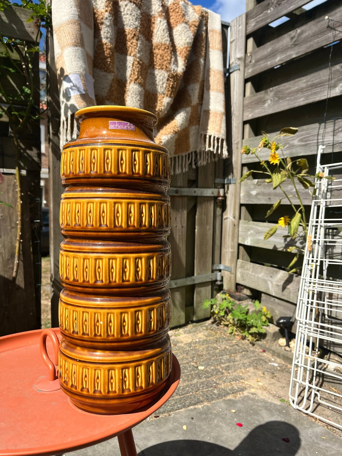 Grote West Germany vaas - Scheurich 208-40, Verzamelen, Ophalen