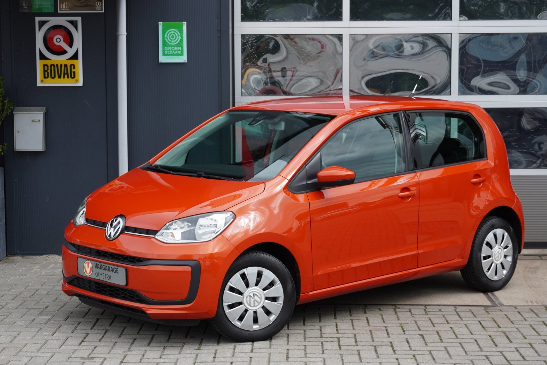 Volkswagen Up! 1.0 BMT move up! NAP 5-deurs Airco/Zuinig, Voorwielaandrijving, Stof, Gebruikt, Overige kleuren