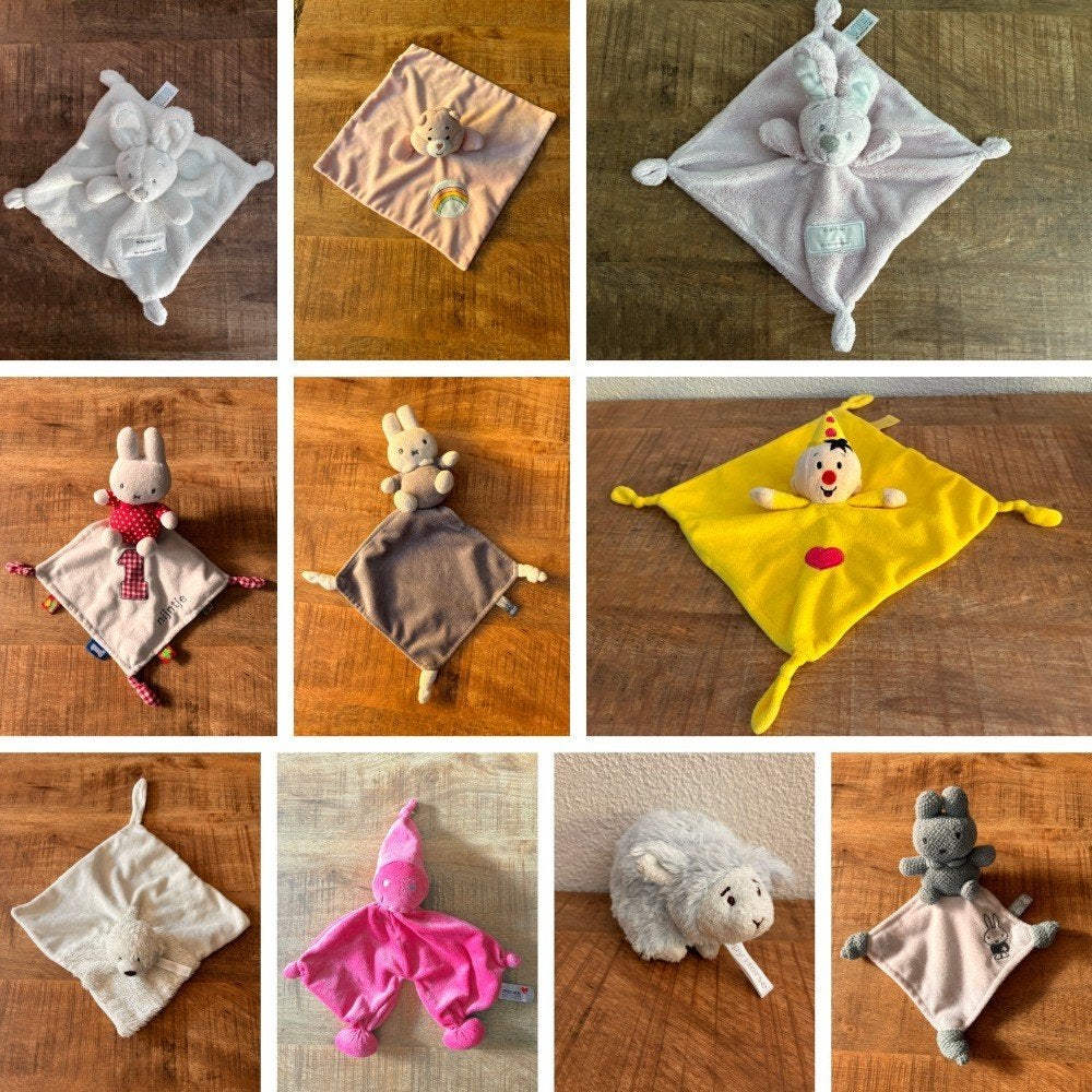 Tutdoekjes knuffeldoekjes VIB Care Bears Bumba Nijntje ZGAN, Ophalen of Verzenden, Zo goed als nieuw, Overige typen