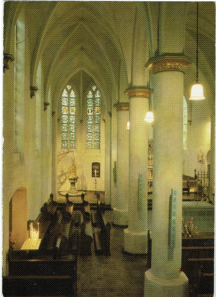 Loo (Gld) – Interieur Sint–Antonius Abtkerk., Ophalen of Verzenden, 1980 tot heden, Ongelopen, Gelderland