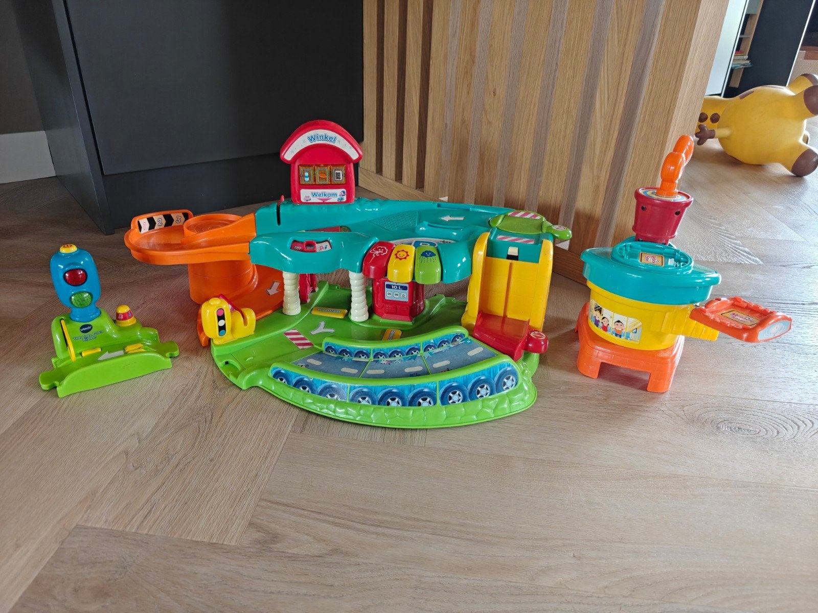 VTech Toet Toet Auto's Garage en Baandelen met Auto's, Ophalen, Gebruikt