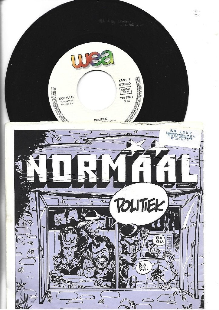 NORMAAL 2 SINGLES 7" + 1 CDSINGLE -POLITIEK, 7 inch, Ophalen of Verzenden, Overige typen, Nederlandstalig
