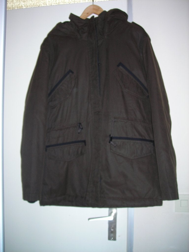 nieuwe en een echte denham jas maat large met rits zakken, Denham, Bruin, Verzenden, Maat 42/44 (L)