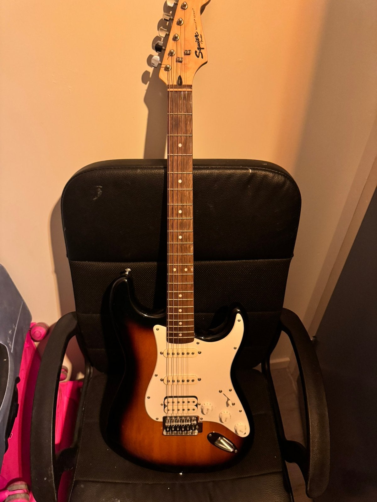 Squier strat in perfect condition, Ophalen, Zo goed als nieuw, Elektrische gitaar