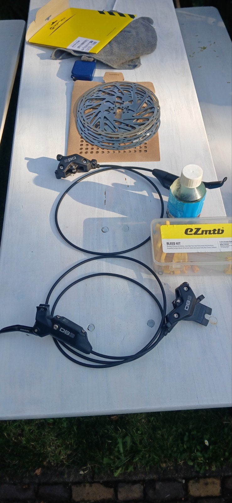 Compleete sram db8 rem set, Fietsen en Brommers, Fietsonderdelen, Remmen, Gebruikt, Ophalen of Verzenden, SRAM