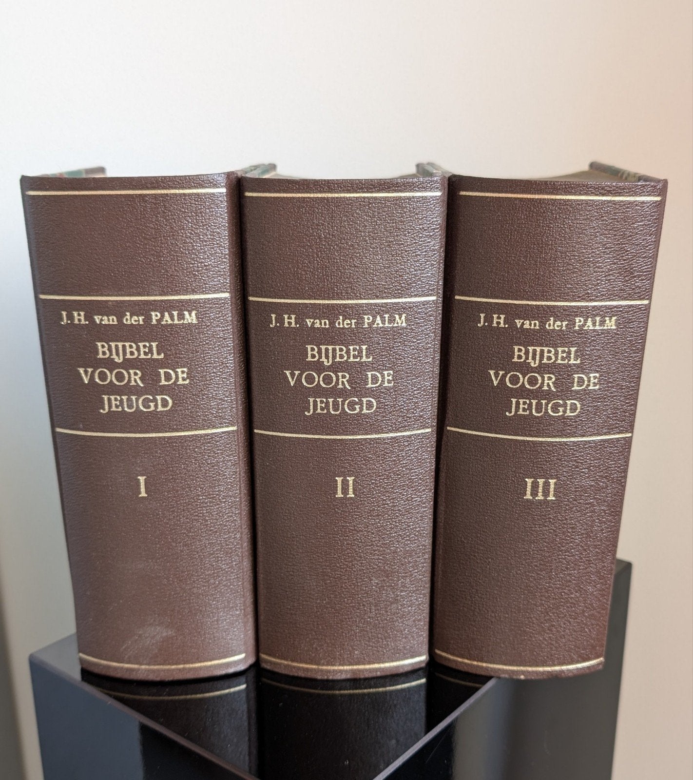 Bijbel voor de Jeugd - J.H. van der Palm (3 banden), Ophalen of Verzenden, Zo goed als nieuw