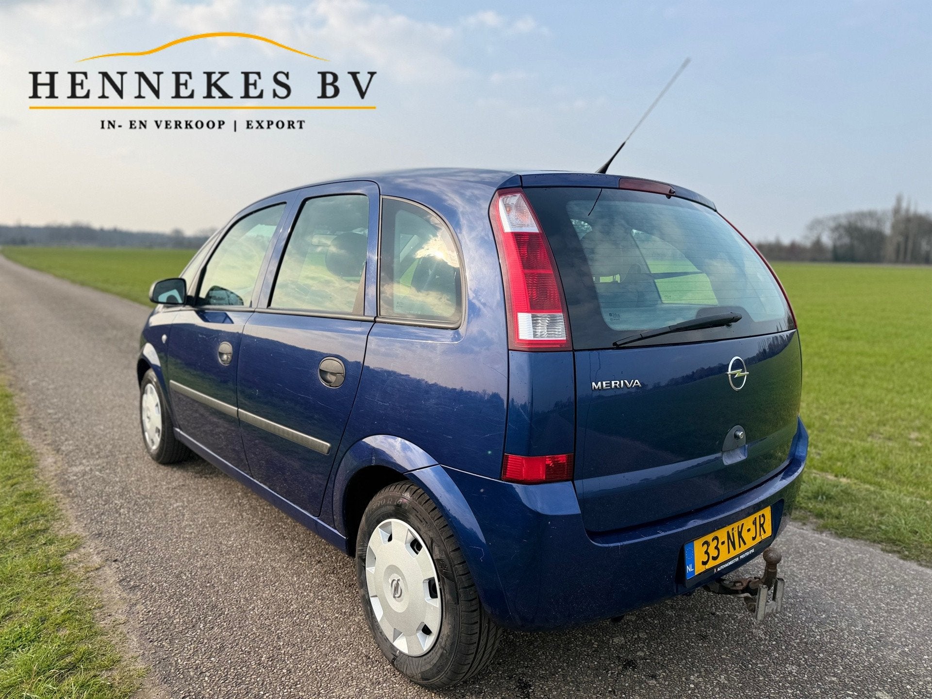 Opel Meriva 1.6 Essentia Nieuwe APK, Auto's, Stof, Gebruikt, Zwart, 4 cilinders