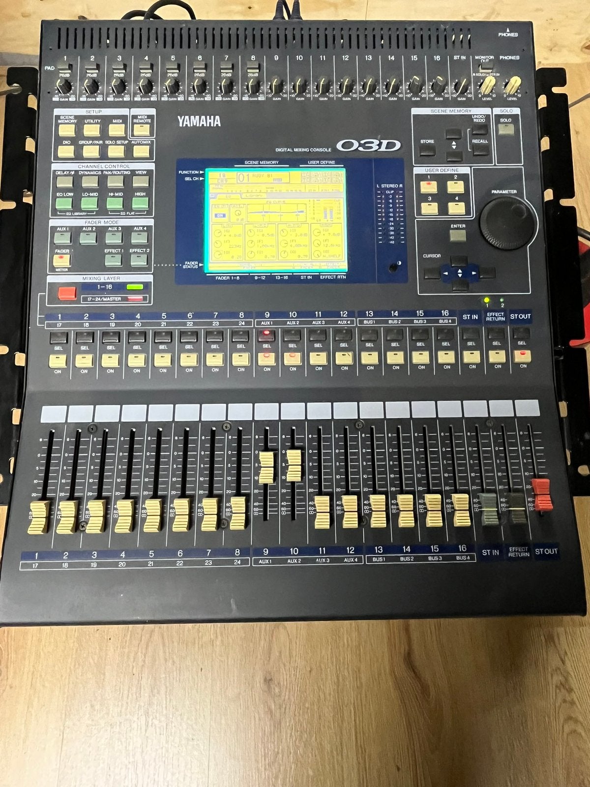 Yamaha o3d digitale mengtafel, Ophalen, Gebruikt, ., Microfooningang