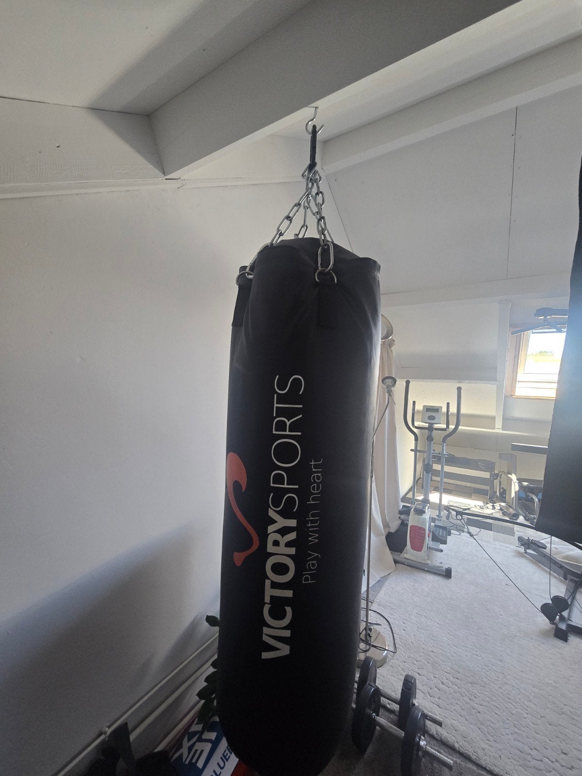 Victory Sports Bokszak - Perfect voor Thuis Training, Sport en Fitness, Vechtsporten en Zelfverdediging, Ophalen, Gebruikt, Overige