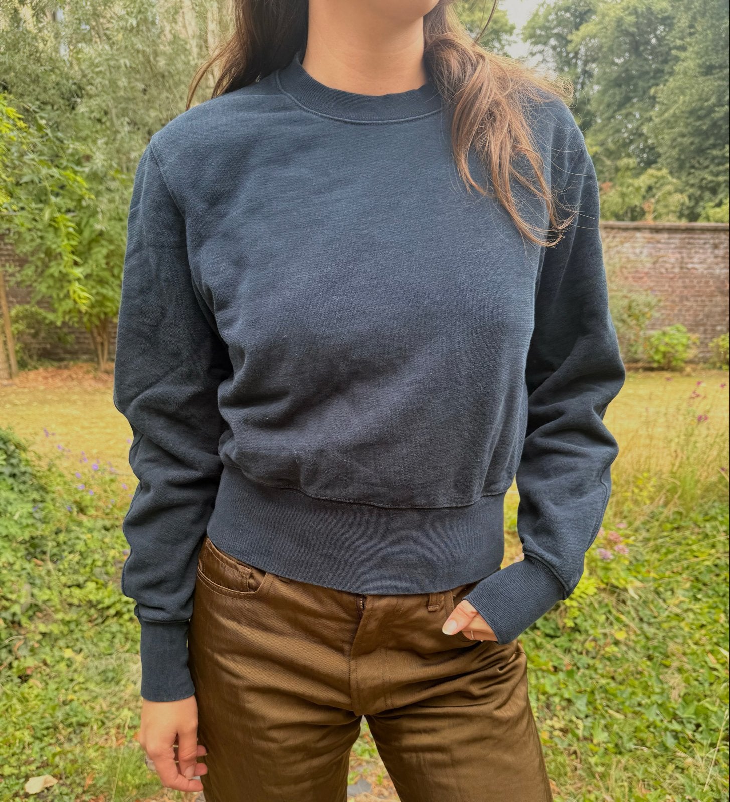 COS sweater donkerblauw, Ophalen of Verzenden, Zo goed als nieuw, Maat 36 (S), Blauw