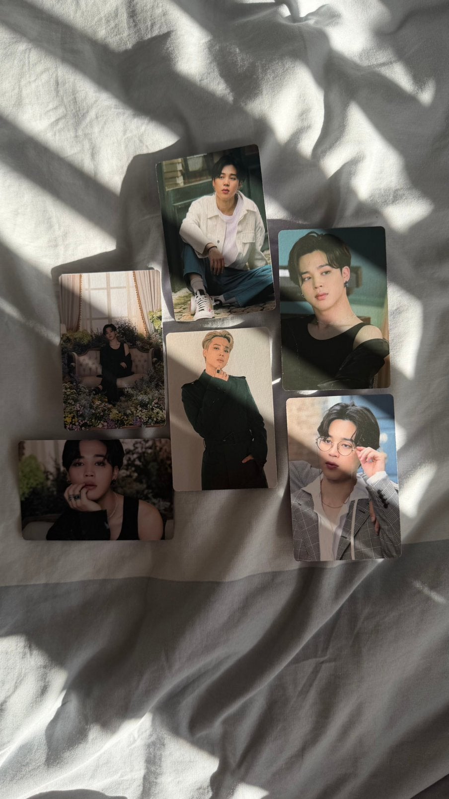 BTS PHOTOCARDS JIMIN, Ophalen of Verzenden, Zo goed als nieuw, Foto of Kaart