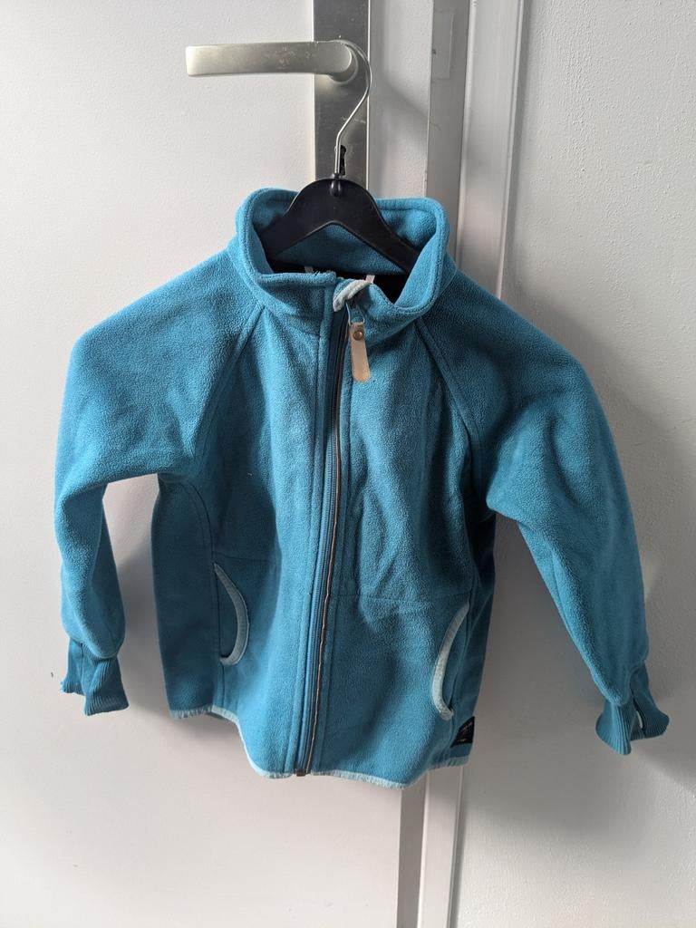 Polarn O. Pyret windstopper fleece turquoise (maat 104), Ophalen of Verzenden, Gebruikt, Polarn O. Pyret, Jongen of Meisje