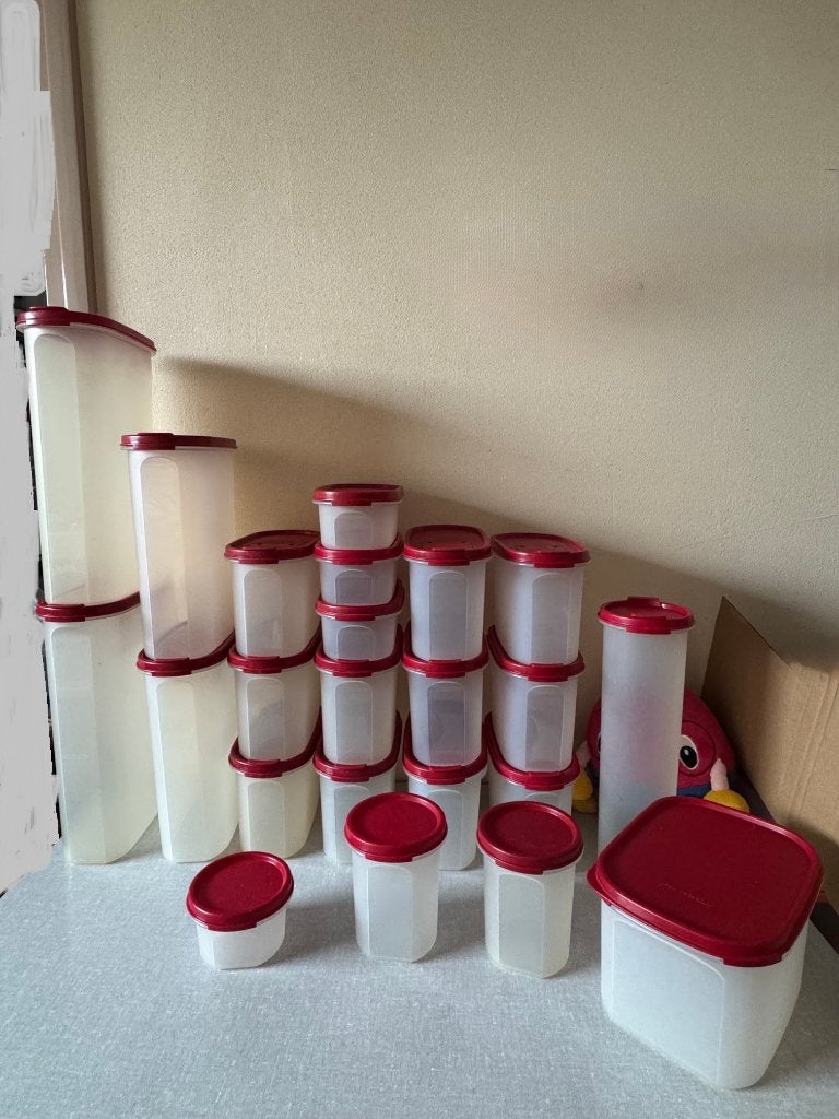 Z.G.A.N. bewaardozen RUIMTESPAARDERS van TUPPERWARE, Vaatwasserbestendig, Bewaardoos, Ophalen of Verzenden, Zo goed als nieuw