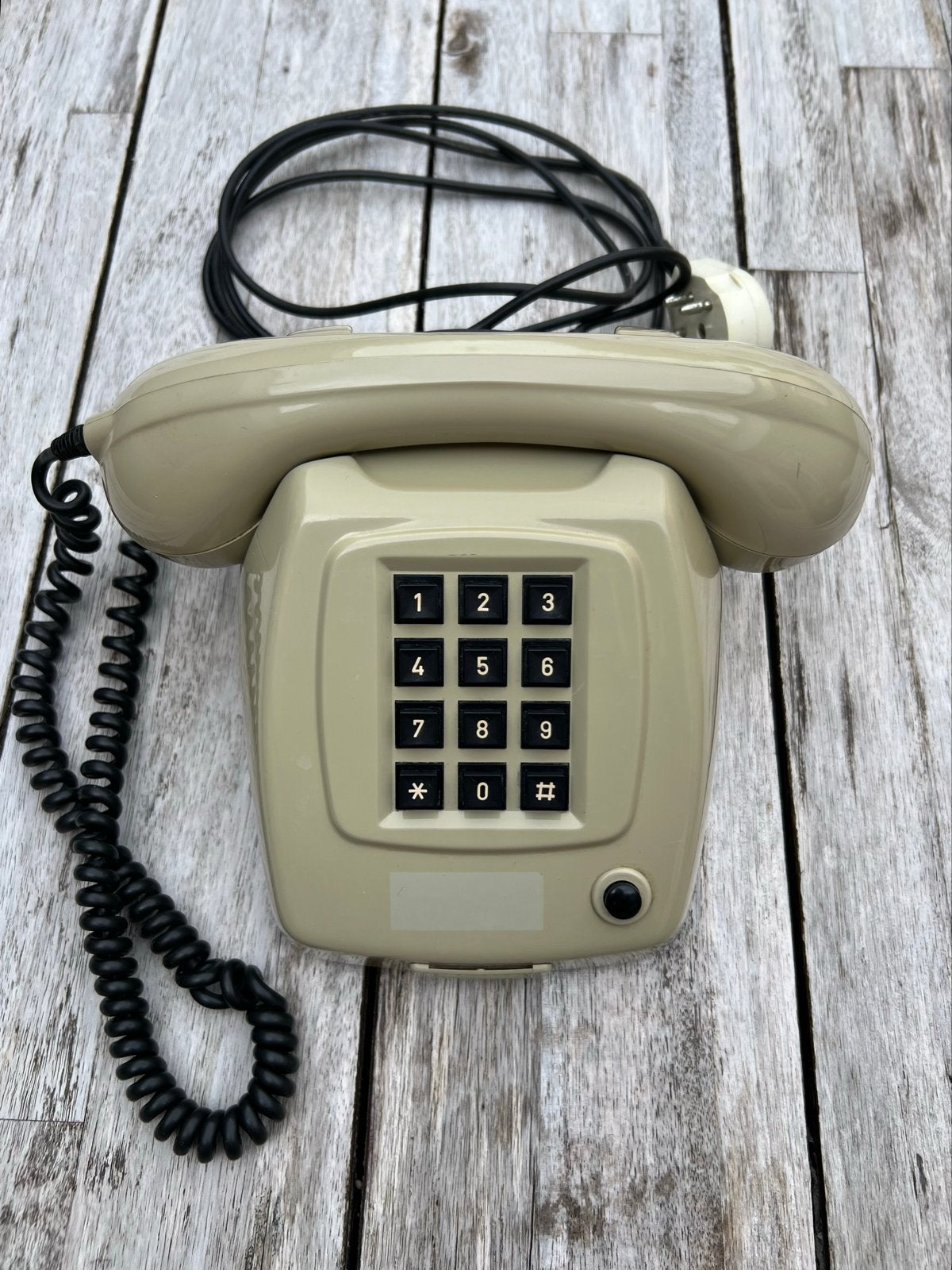 Vintage PTT T65-TDK Telefoon - Jaren '80 Druktoets, Ophalen of Verzenden, Gebruikt