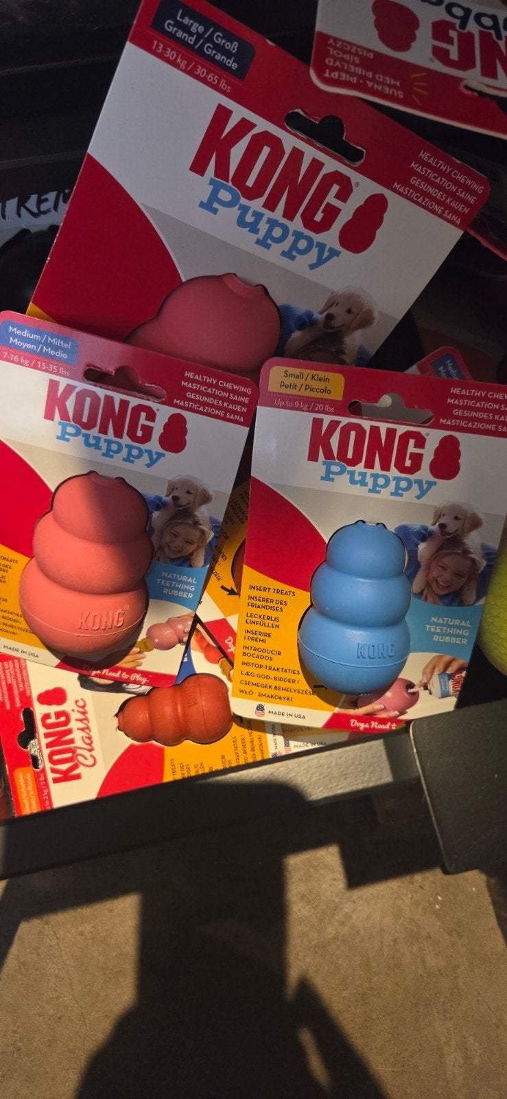 **Titel: KONG Classic & KONG Puppy hondenspeelgoed - Diverse, Dieren en Toebehoren, Hondenspeelgoed, Ophalen of Verzenden, Nieuw