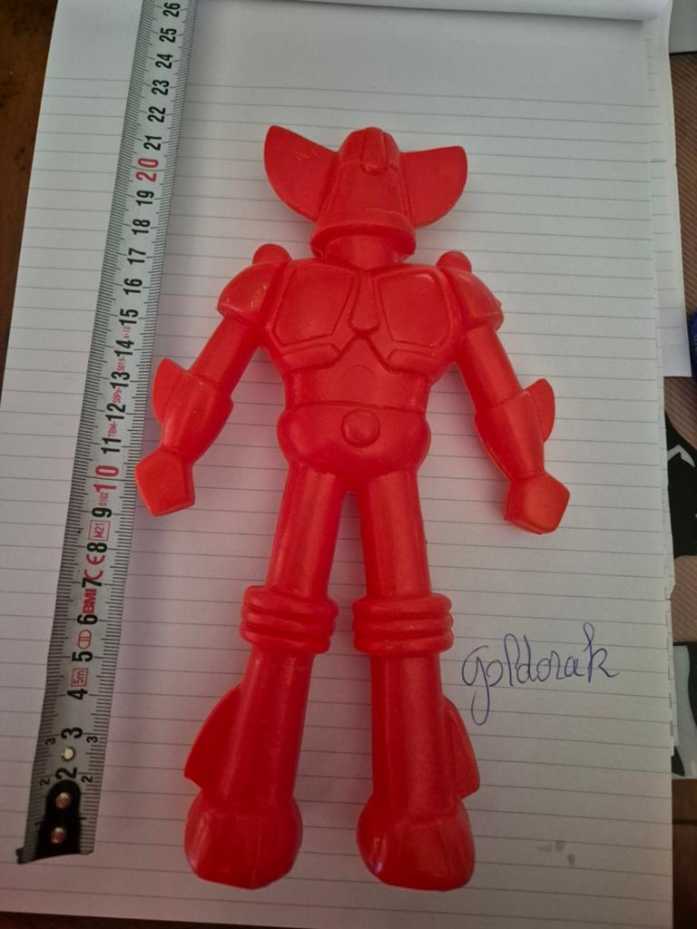 Vintage Goldorak (Grendizer) figuur - Hol plastic jaren 70, Ophalen of Verzenden, Gebruikt