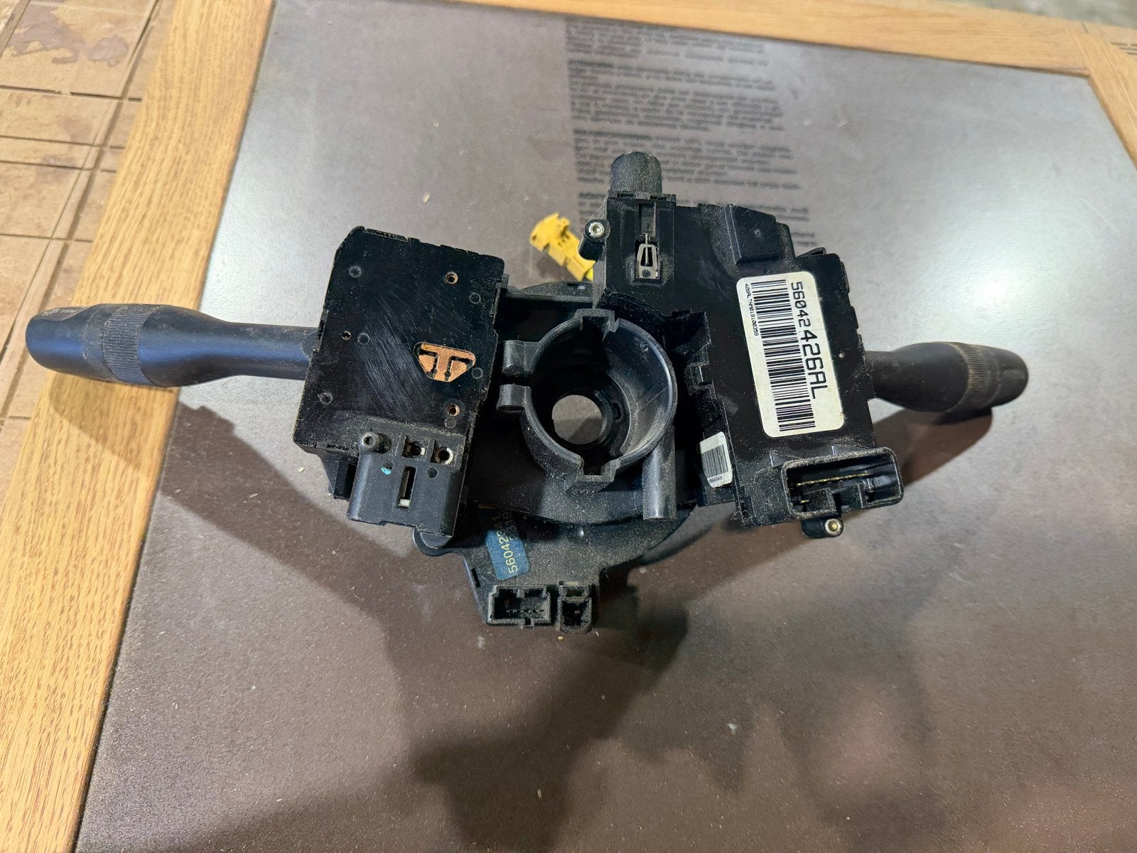Jeep Grand Cherokee stuurkolomschakelaar + klokveer, Ophalen of Verzenden, Gebruikt, Universele onderdelen