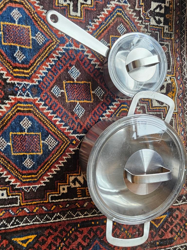 Diverse kookgerei - Various items of cookware., Gebruikt, Rvs, Keramische plaat, Ophalen