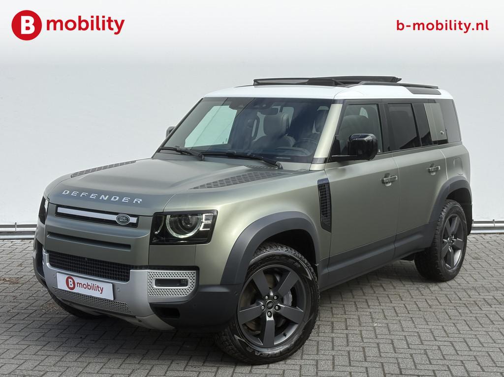 Land Rover Defender 110 2.0 P400e 110 X Hybride AWD 4x4 Trek, Auto's, Land Rover, Automaat, 404 pk, Gebruikt, Euro 6