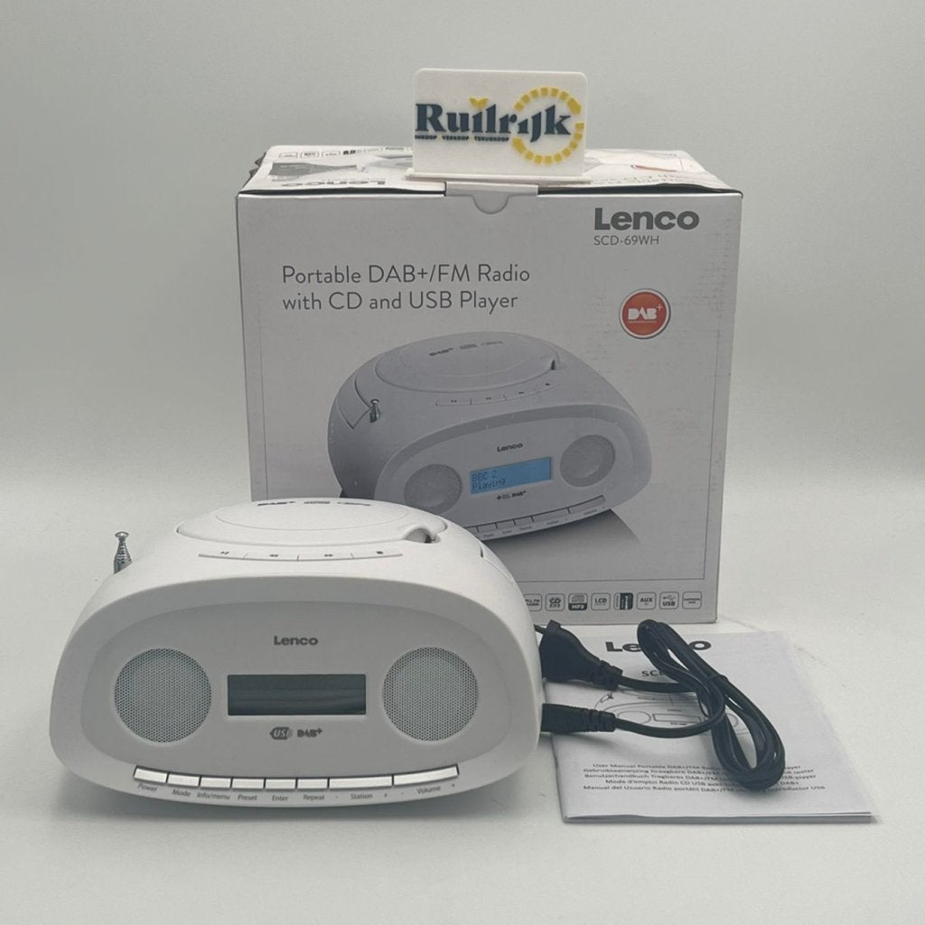 Lenco Portable DAB+/FM Radio with CD and USB Player - Nieuw, Audio, Tv en Foto, Radio's, Flex Ltd., Nieuw, https://flex.com/contact-us