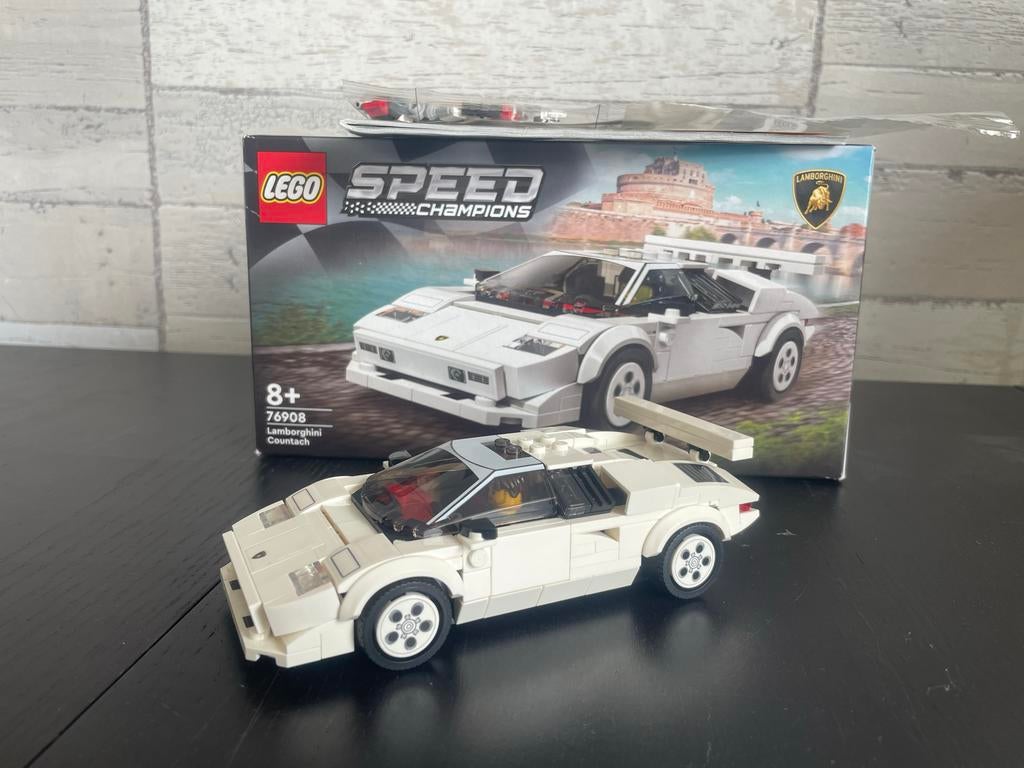 LEGO Speed Champions Lamborghini Countach 76908, Ophalen of Verzenden, Zo goed als nieuw, Overige merken