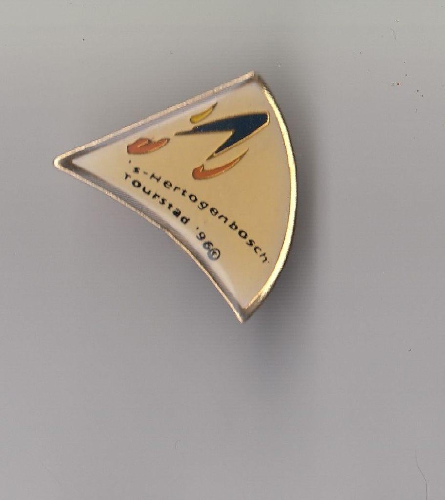 Den Bosch Tourstad Wielrennen Fiets pin, Gebruikt, Niet vindbaar, Niet vindbaar, Speldje of Pin