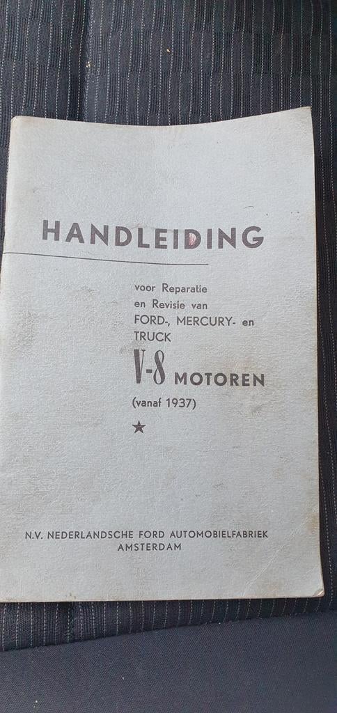 Handleiding voor Ford V8-motoren (1937), Ophalen of Verzenden