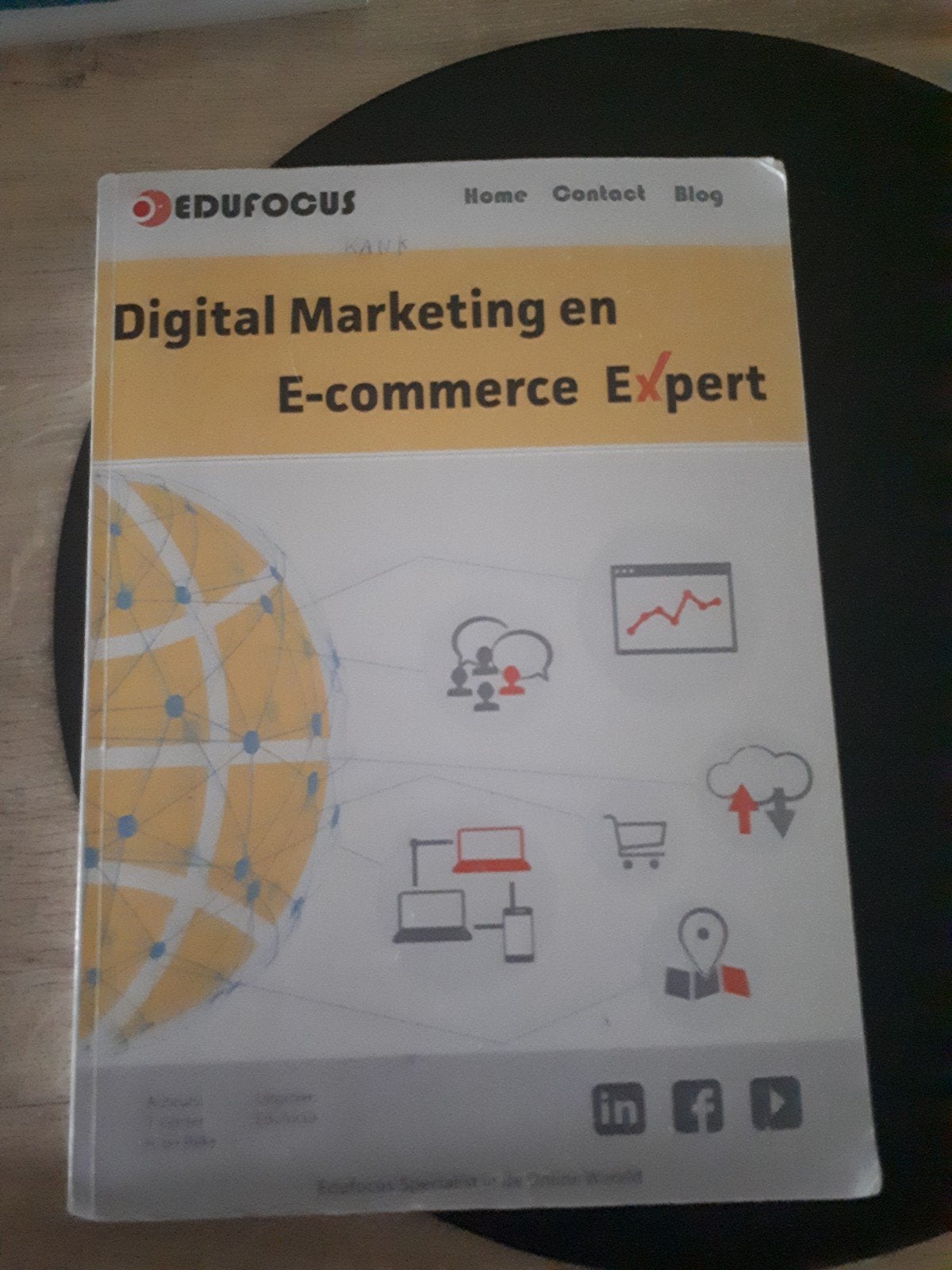 Digital Marketing en E-commerce Expert - Edufocus, Boeken, Studieboeken en Cursussen, Ophalen of Verzenden, Zo goed als nieuw