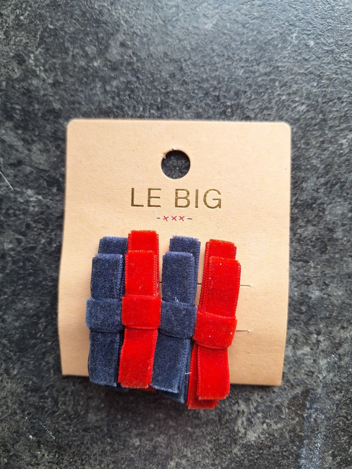 Le big haarspeldjes, Le big, Haarspeld, Nieuw, Rood