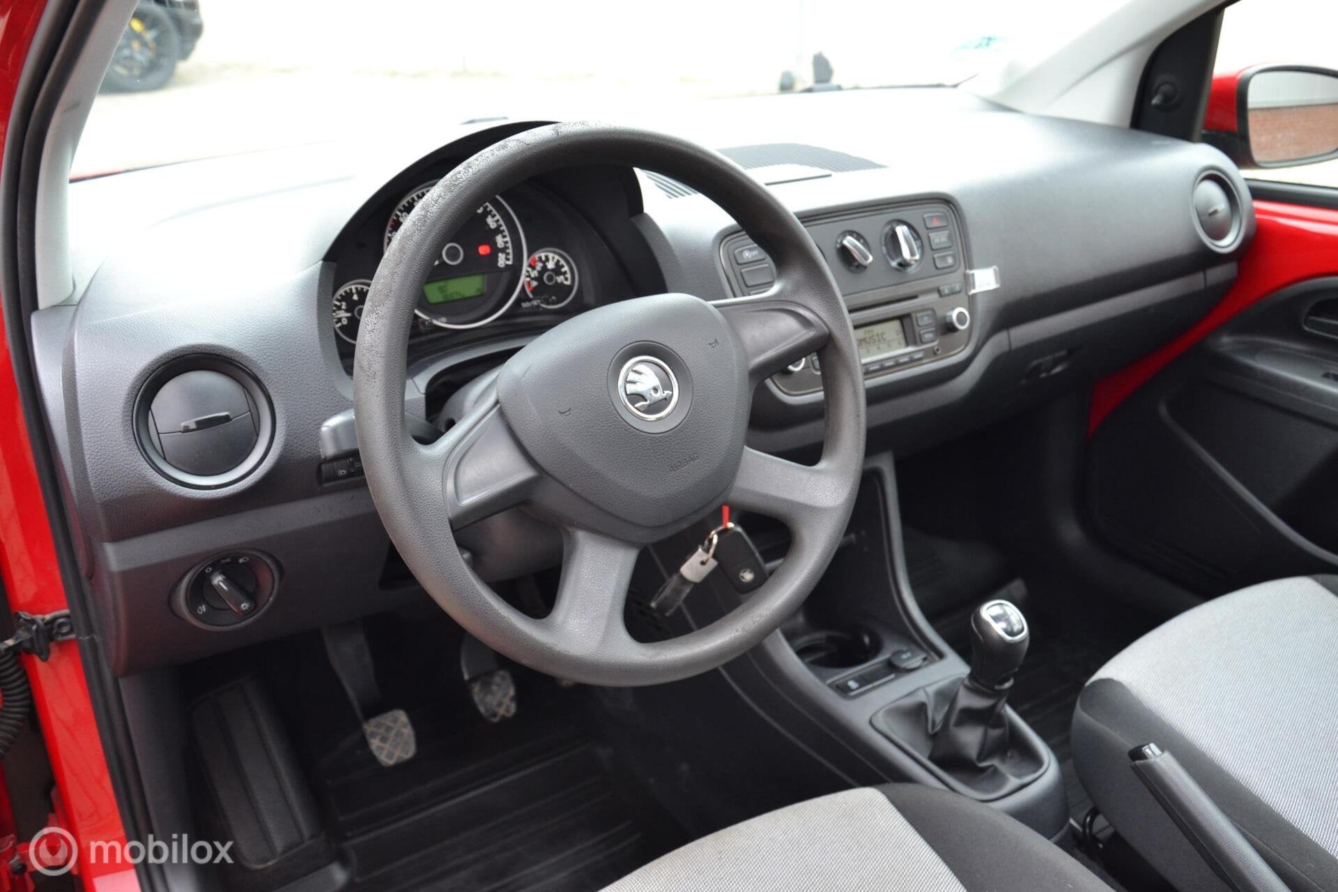 Skoda Citigo 1.0 CNG Greentech Ambition|86.974km|Pano|gas, Auto's, Voorwielaandrijving, Dealer onderhouden, Stof, Gebruikt