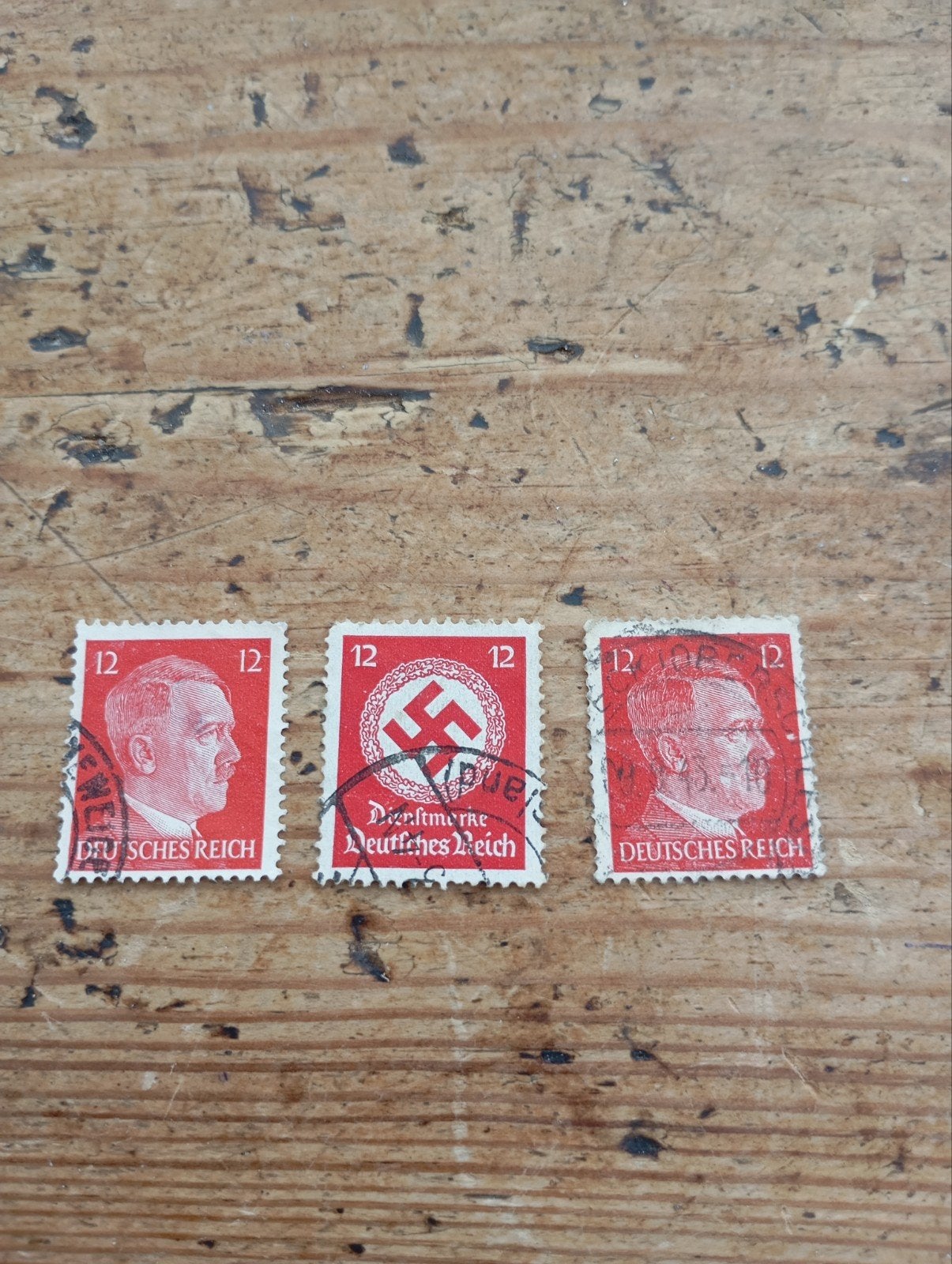 Vintage Adolf Hitler Postzegels igst, Ophalen of Verzenden, Overige soorten, Duitsland, Overige typen