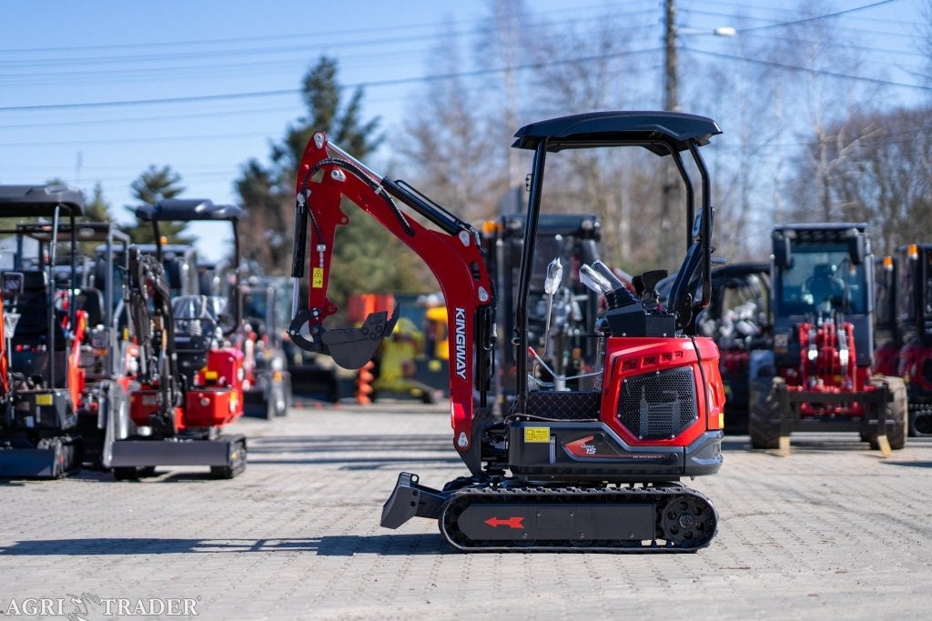 Minigraver Graafmachine Yama S15 Kingway GRATIS DUIM 3BAKKEN, Zakelijke goederen, Machines en Bouw | Kranen en Graafmachines, Verzenden