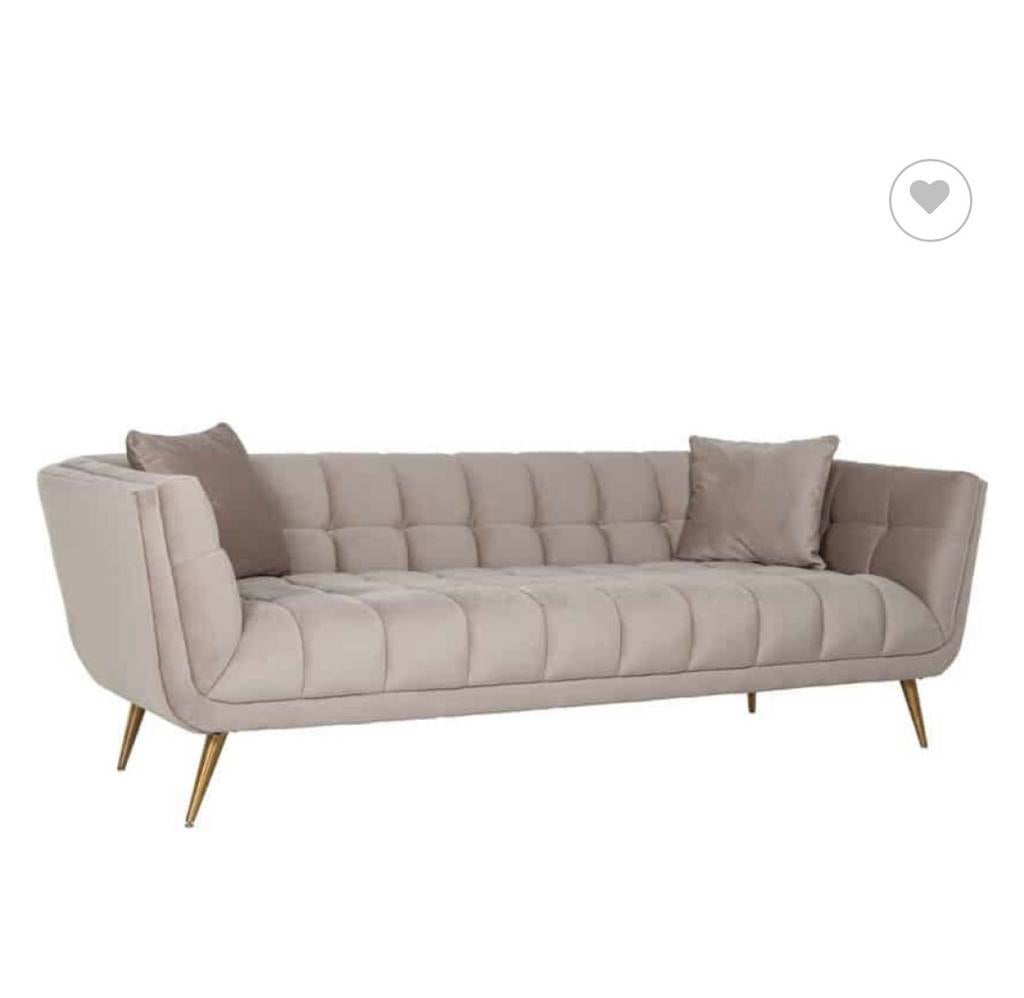 Richmond bank huxley velvet, Huis en Inrichting, Banken | Sofa's en Chaises Longues, Zo goed als nieuw, Driepersoons, 200 tot 250 cm