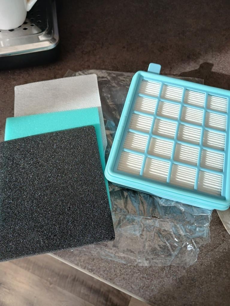 Filterset stofzuifer philips  nieuw, Witgoed en Apparatuur, Stofzuigers, Ophalen of Verzenden, Nieuw