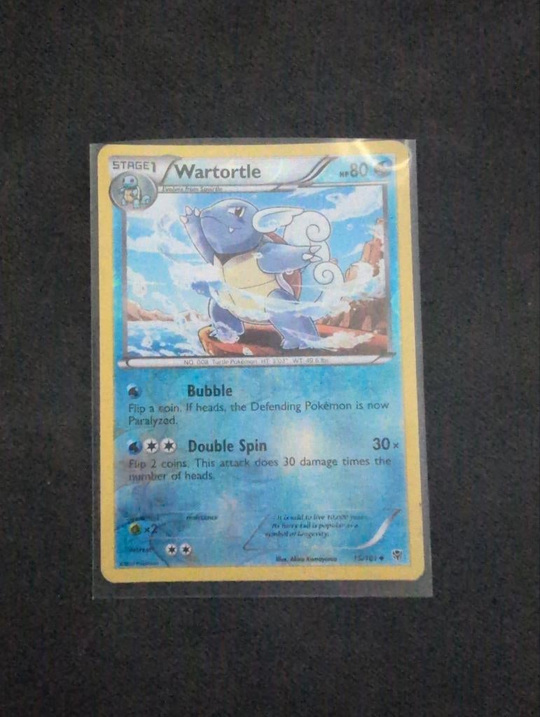 Pokémon kaart Wartortle, Ophalen of Verzenden