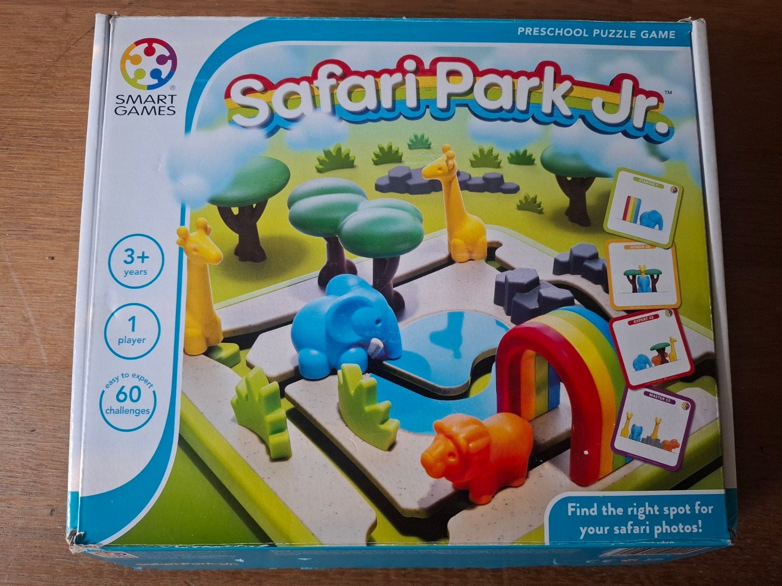 Smart Games Safari Park Jr. - Educatief Puzzelspel, Ophalen of Verzenden, Zo goed als nieuw, Jongen of Meisje