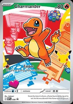 CHARMANDER MEP 038 - MEP BLACK STAR PROMOS, Ophalen of Verzenden, Nieuw, Losse kaart, Foil