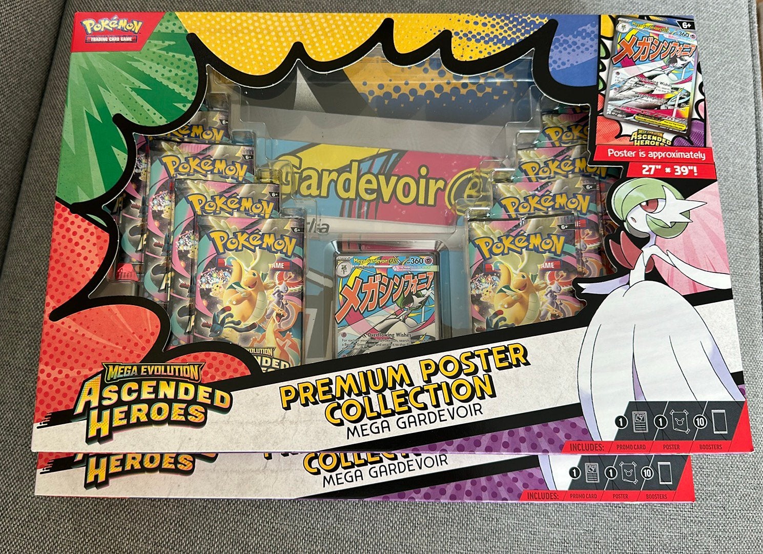 Ascended Heroes premium poster collectie Gardevoir, Hobby en Vrije tijd, Verzamelkaartspellen | Pokémon, Zo goed als nieuw, Ophalen of Verzenden