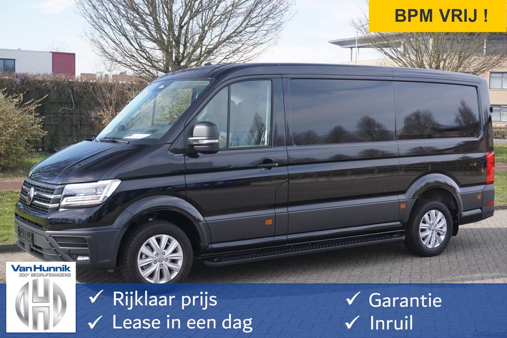 Volkswagen Crafter 35 177PK L3H2 AUT Facelift BPM VRIJ! 13", Auto's, Stoelverwarming, Gebruikt, 4 cilinders, Volkswagen