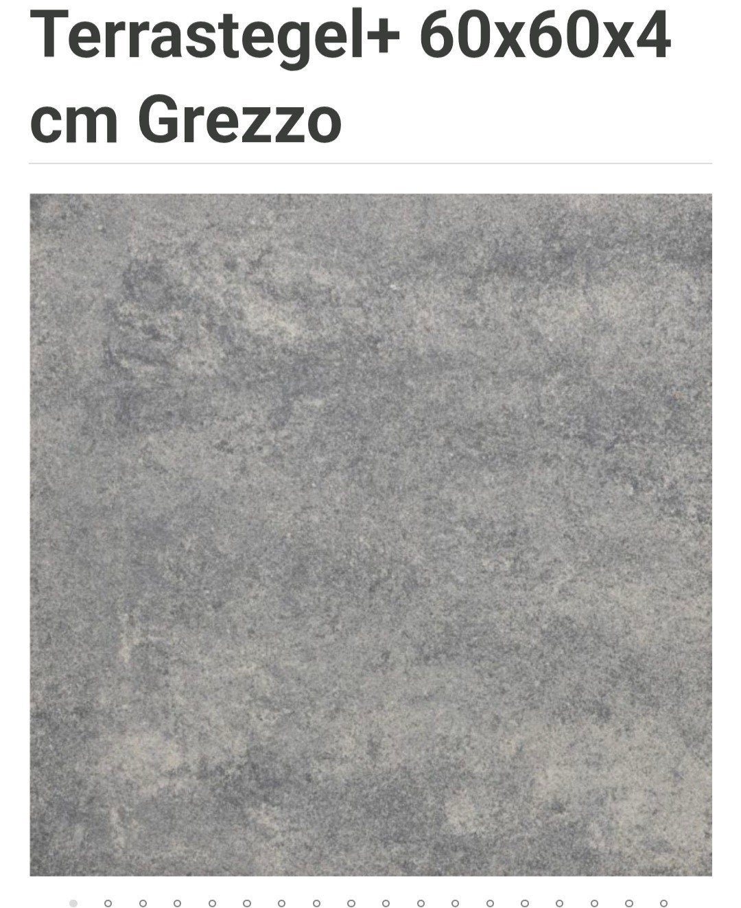 Terrastegels Grezzo 60x60x4 cm - Hele en halve pallets, Ophalen, 60 cm of meer, 40 tot 60 cm, Keramiek