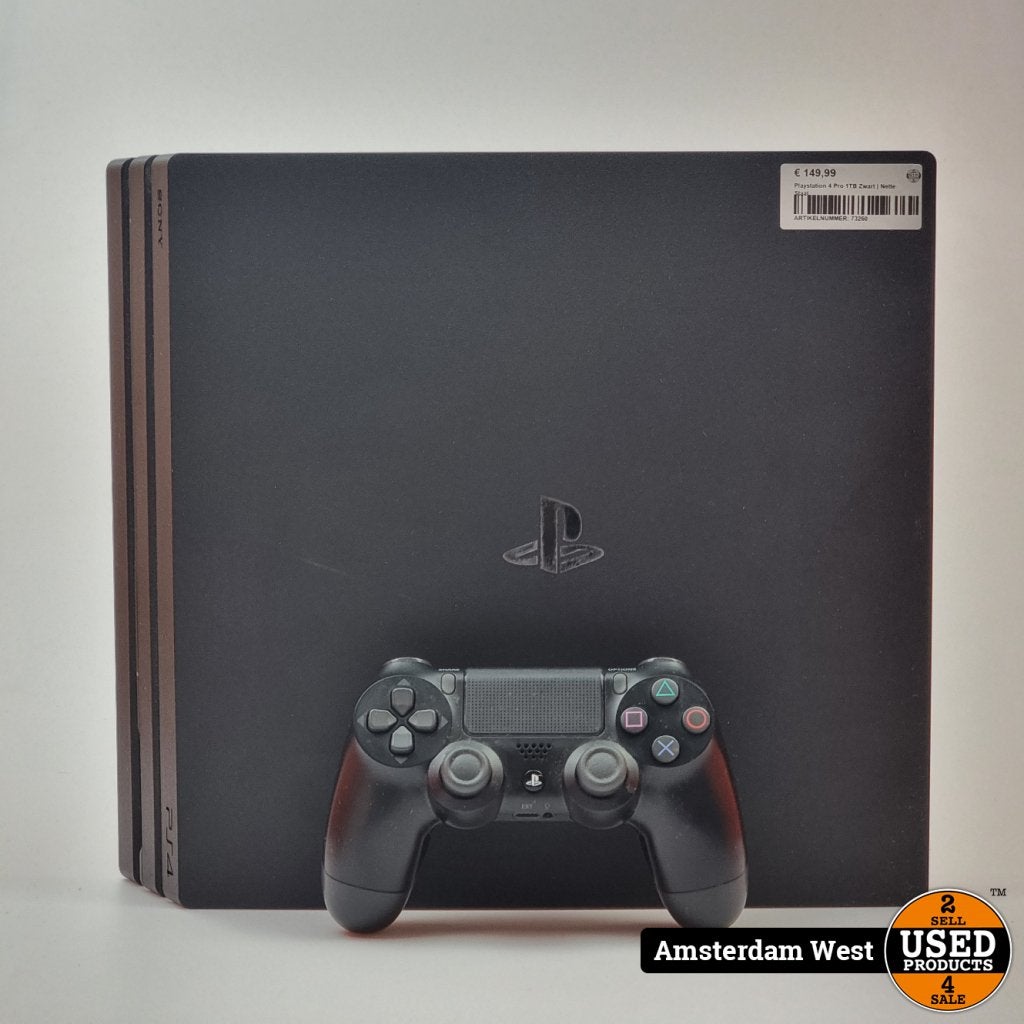 Playstation 4 Pro 1TB Zwart | Nette Staat