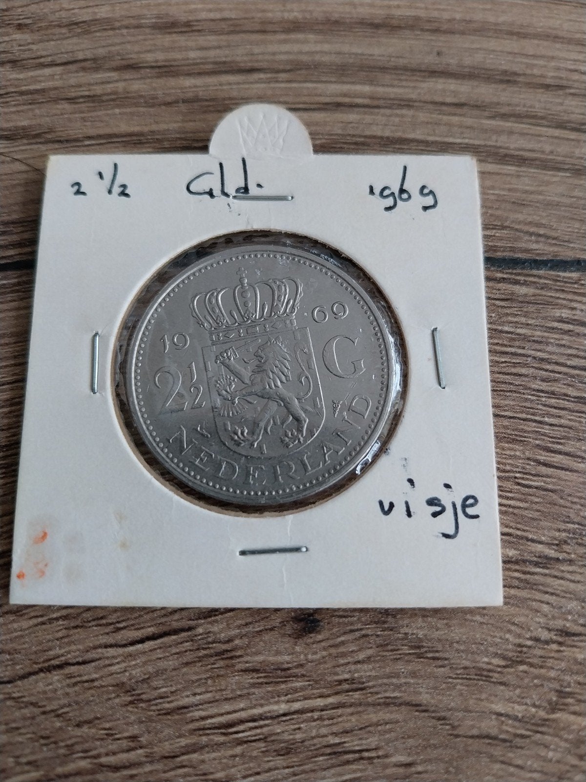 2½ Gulden 1969 Koningin Juliana (Visje), Postzegels en Munten, Munten | Nederland, Losse munt, 2½ gulden, Koningin Juliana, Zilver