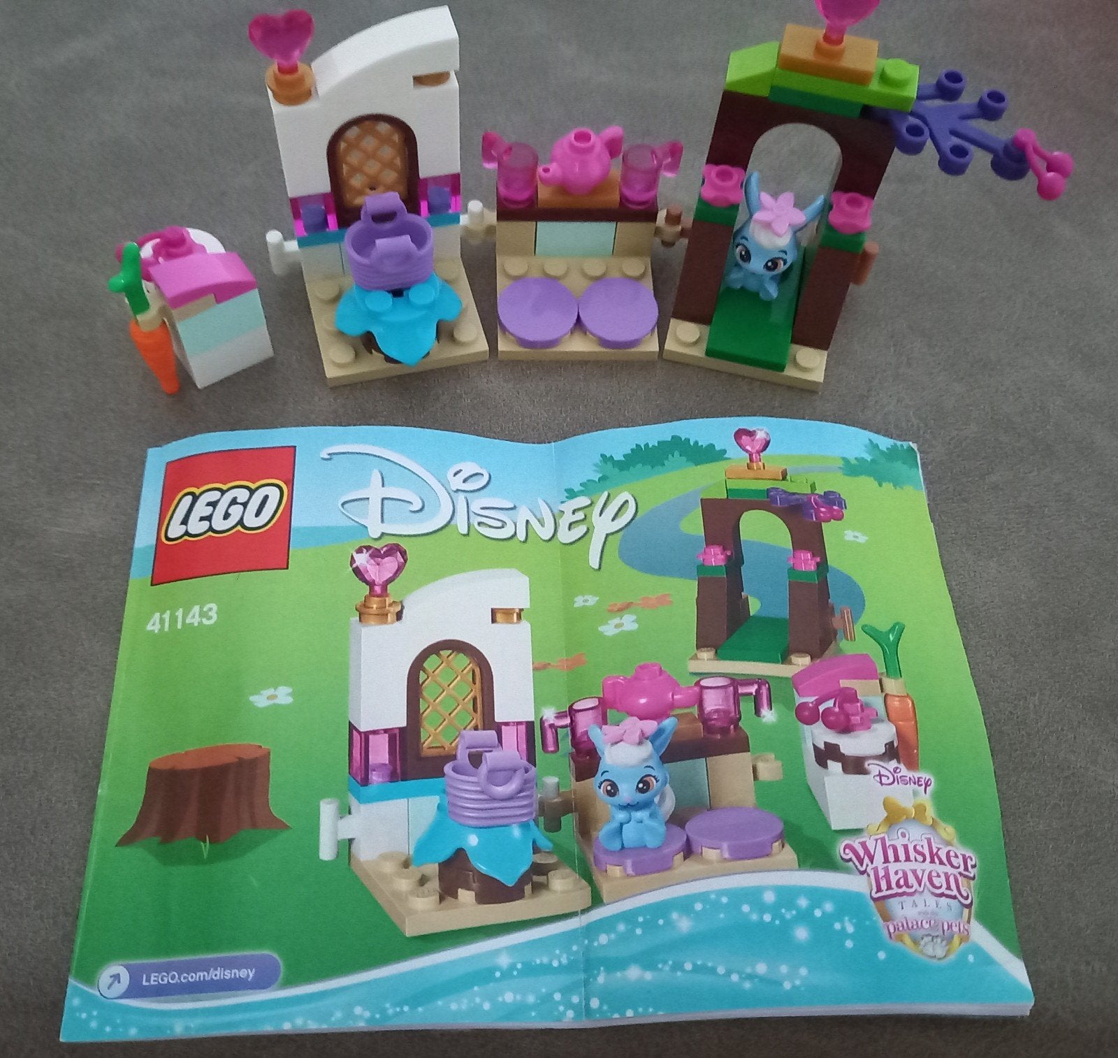 Lego Disney 41143 Whisker Haven Palace Pets compleet, Compleet, Gebruikt, Lego, Ophalen of Verzenden